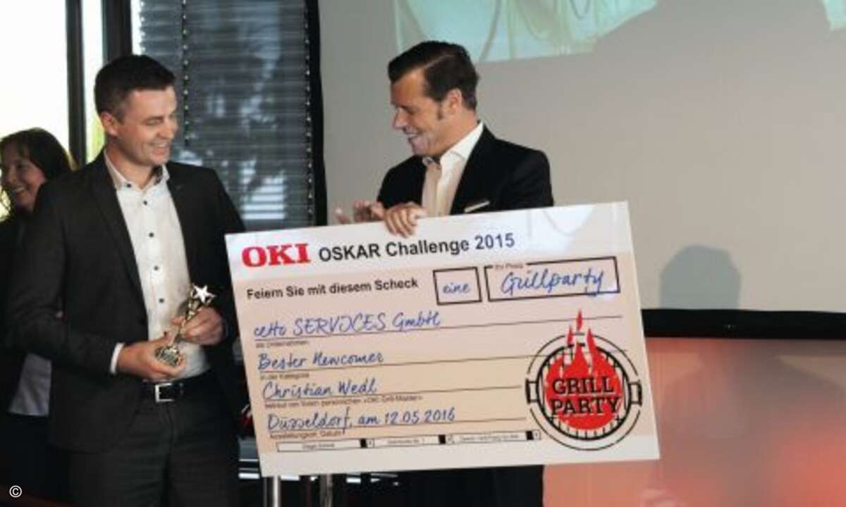 Bester Newcomer war Alexander Schmidgal (links) und »Cetto Services« (Foto: CRN)
