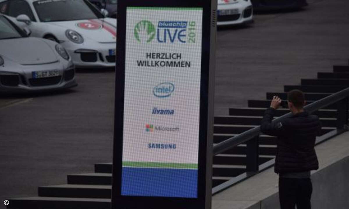 Neben den Hauptsponsoren Intel, Iiyama, Microsoft und Samsung stellten bei der Hausmesse von Bluechip insgesamt 47 Hersteller und Dienstleister ihr Portfolio vor.