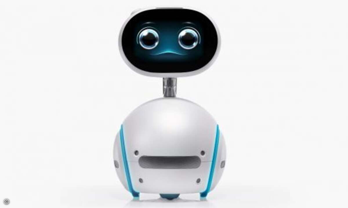 Der erste Haushaltsroboter von Asus soll auch zur Steuerzentrale des vernetzten Heims werden (Bild: Asus)