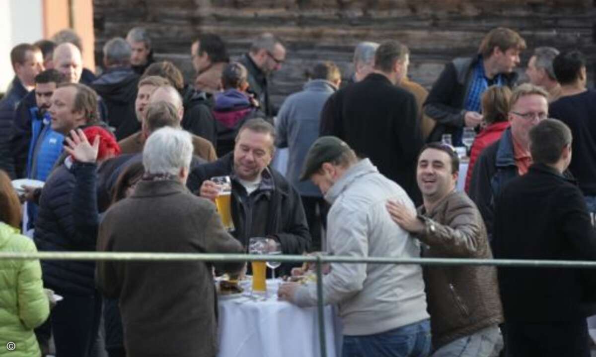Am Vorabend hatte der Hersteller aber noch ein Dorffest organisiert...(Foto: Barracuda Networks)