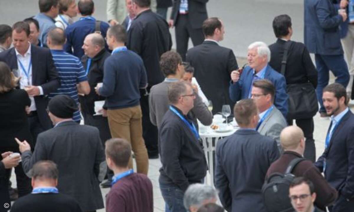 Angeregte Gespräche unter den Partnern (Foto: Barracuda Networks)