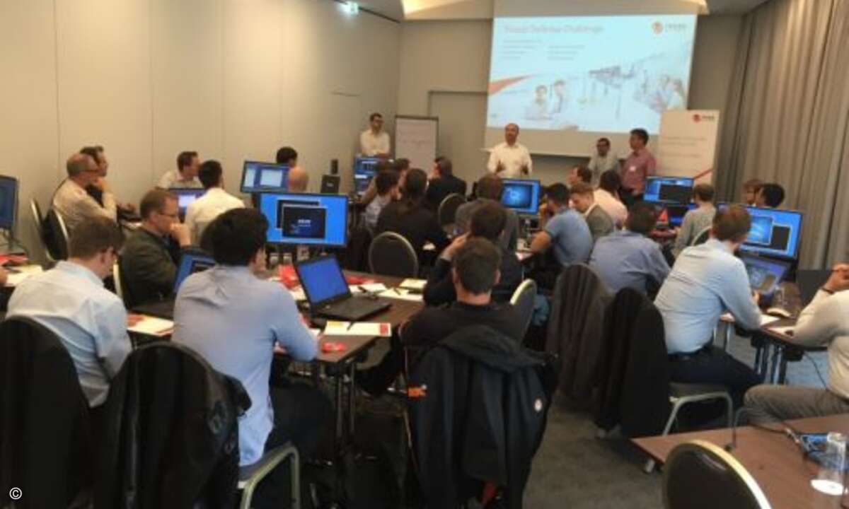 Bei der »Threat Defense Challenge« rauchten die Köpfe (Foto: Trend Micro)