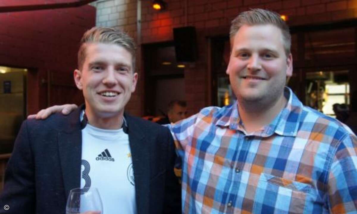 Sebastian Drews und Patrick Trockel (beide Tarox) (Bild: CRN)