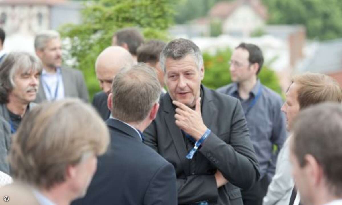 Ralf Tegethoff von Eset im Gespräch (Foto: Eset)