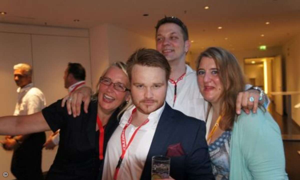 (v. links) Doris Poppenborg, Dennis Gerlach, Peter Lammert, Emanuela Cavatorti (alle Wick Hill + Zycko)(Bild:CRN)