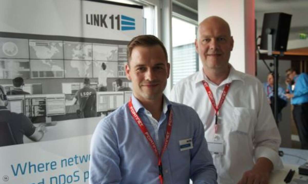 Marko Richter und Raymond Hartenstein (v. links, beide Link 11) (Bild:CRN)