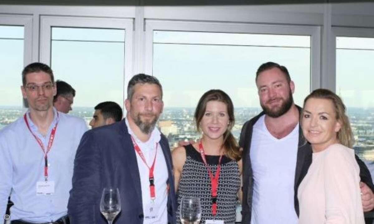 Raffael Scassamacchia (Riverbed), Sandra Huber (CRN), Niels Leibküchler (Wick Hill +Zycko), Carolin Schlüter (CRN) (Bild:CRN)