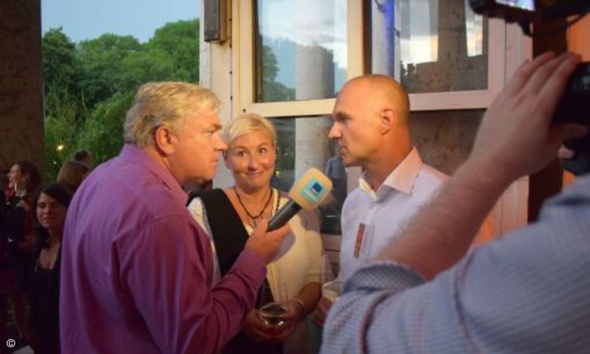 Wer ein Tor mehr schießt, gewinnt, prophezeit Michael Vorberger (LG) messerscharf.
(Foto: CRN)