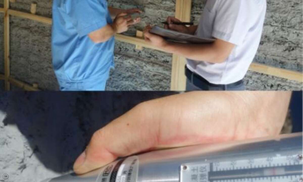 Der Chef muss nur noch überprüfen, ob die Wanddicke stimmt (Foto: HuaShang Tengda)