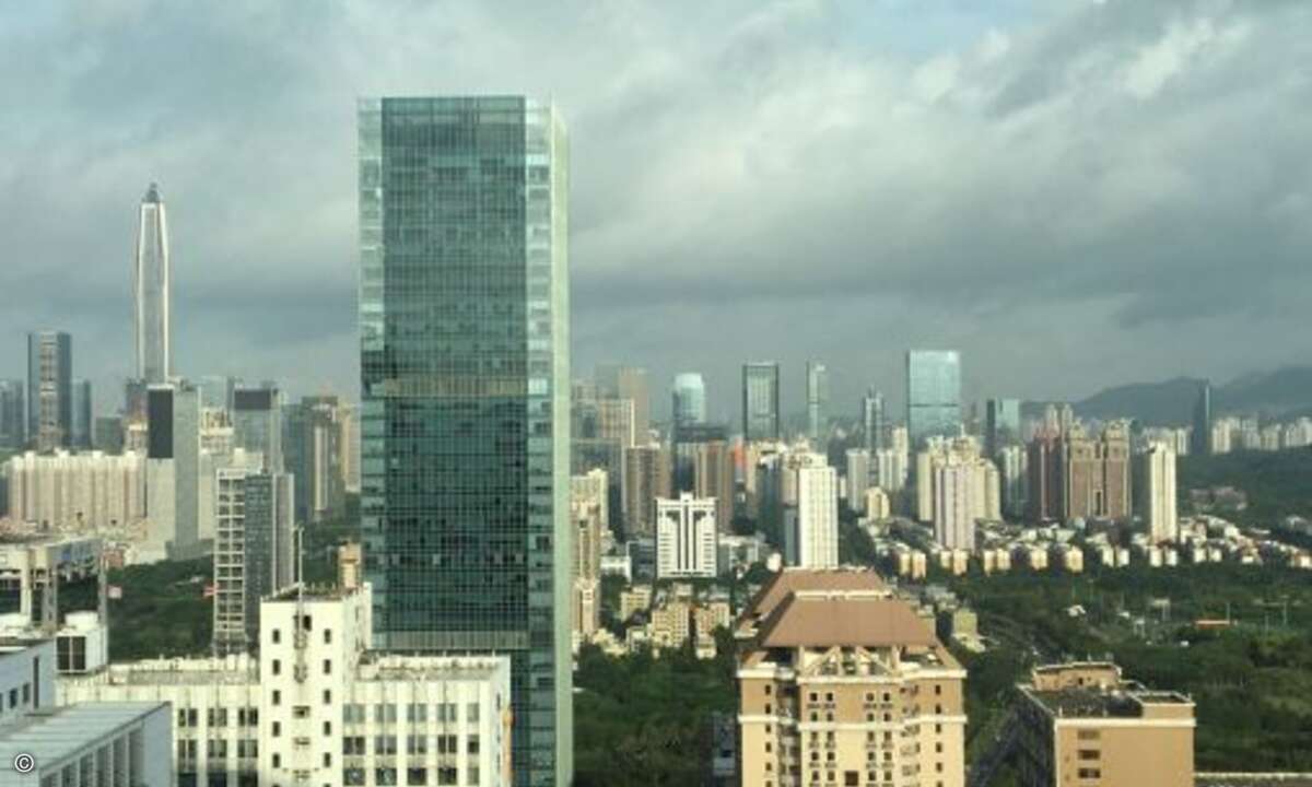 Das Stadtbild von Shenzhen. Vor 20 Jahren stand hier noch kein einziges Hochhaus