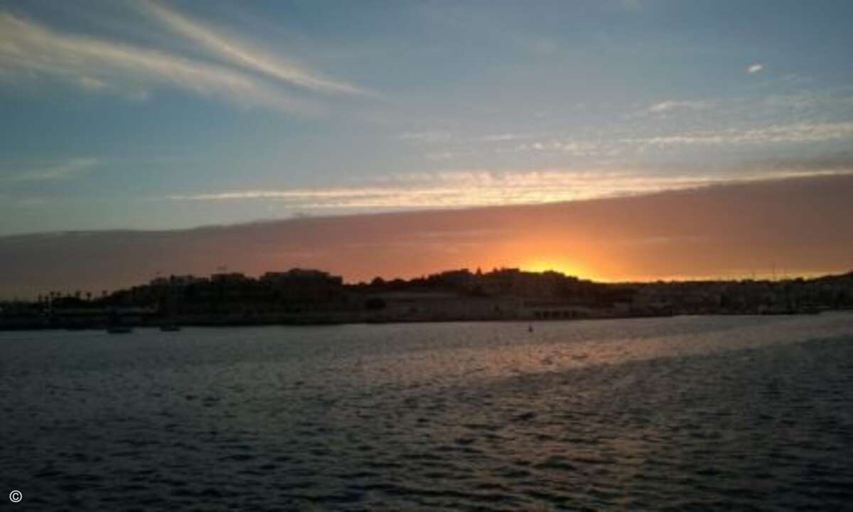 Sonnenuntergang über Malta (Foto: CRN)