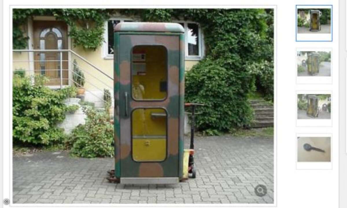 Ein besonders seltenes Stück: Ein »TelH78« der Bundeswehr im Tarnanstrich (Foto: Screenshot ebay.de)