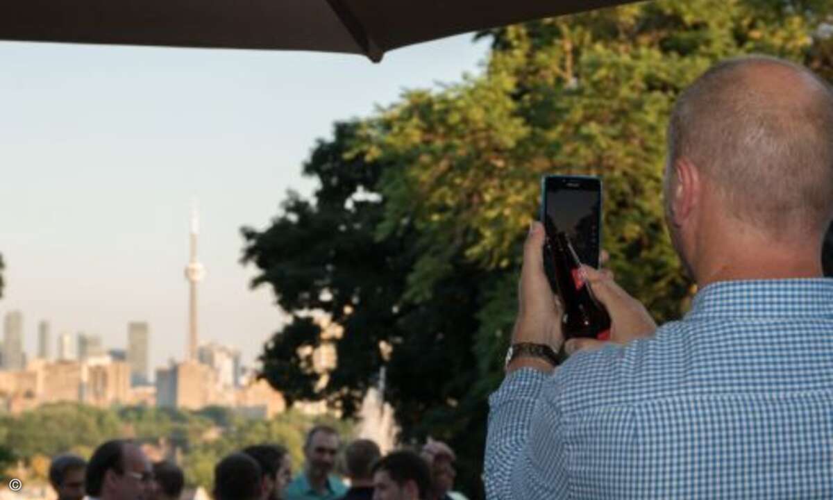 den viele Partner für Erinnerungsfotos nutzten (Bild: Microsoft)
