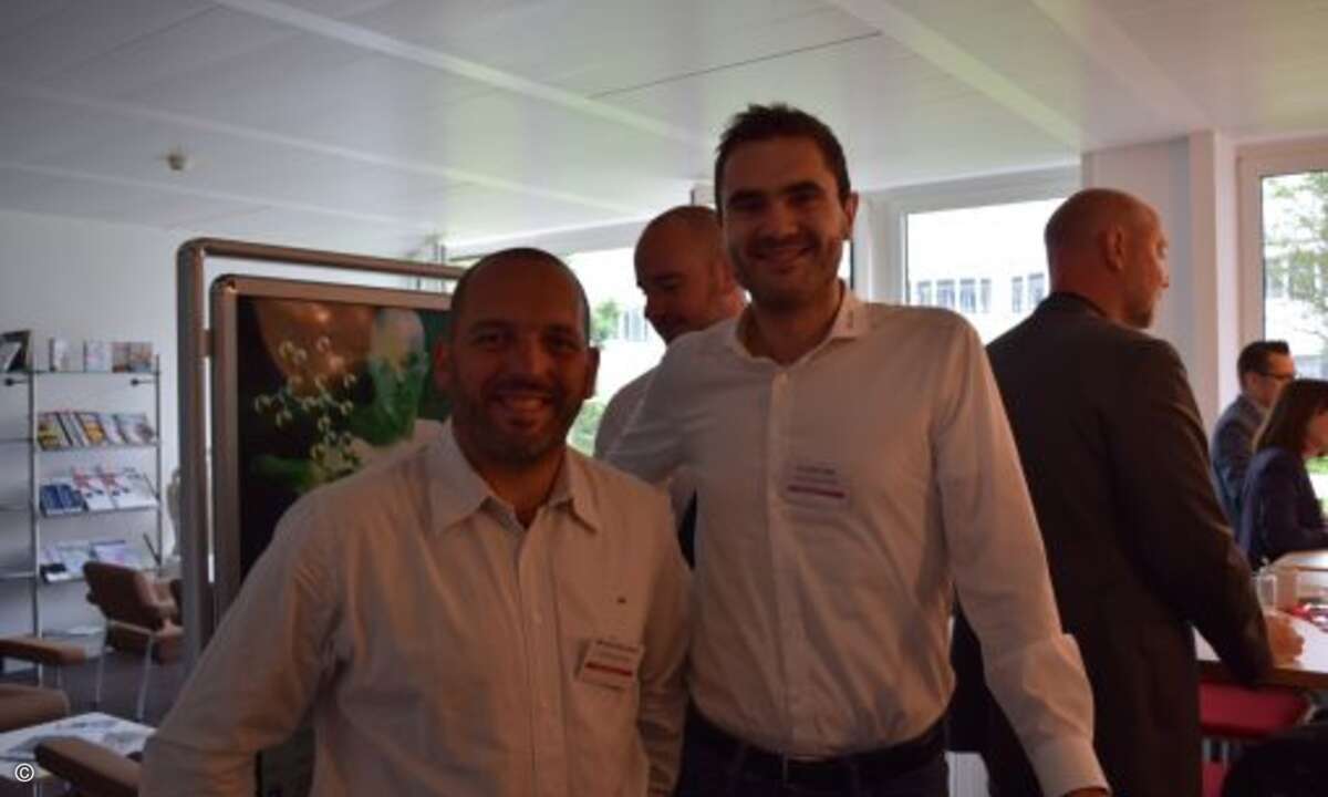 Michael Sesselmeier und Christian Jäkel bildeten das dynamische Duo von Also beim CRN Solution Day (Foto: CRN)