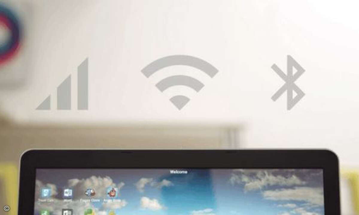 Das Laptop hat und kann all das, was das angesteckte Gerät mitbringt (Foto: Andromium / Kickstarter.com)