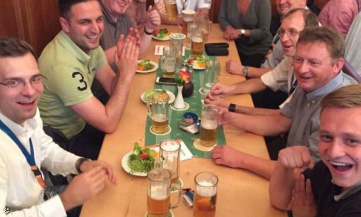 Die sysob-Partner feierten auch im legendären Lindner in Bad Kötzting (Bild: sysob)