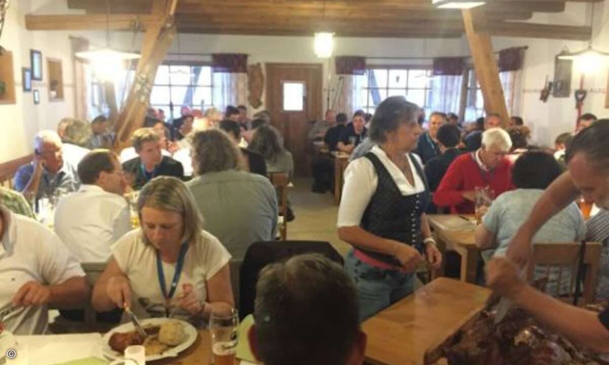 Abendessen im Gasthof Schönblick (Bild: sysob)