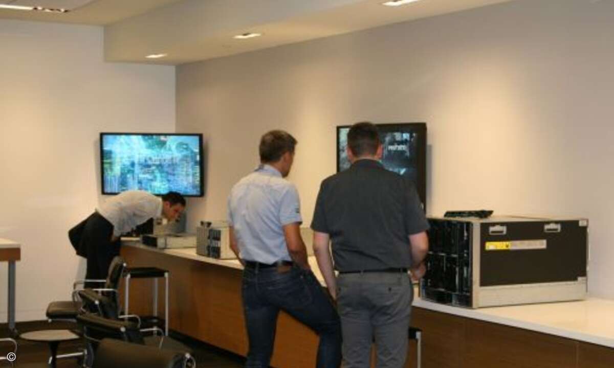 Im Demolab von HPE werden die nächsten Servermodelle eingehend begutachtet