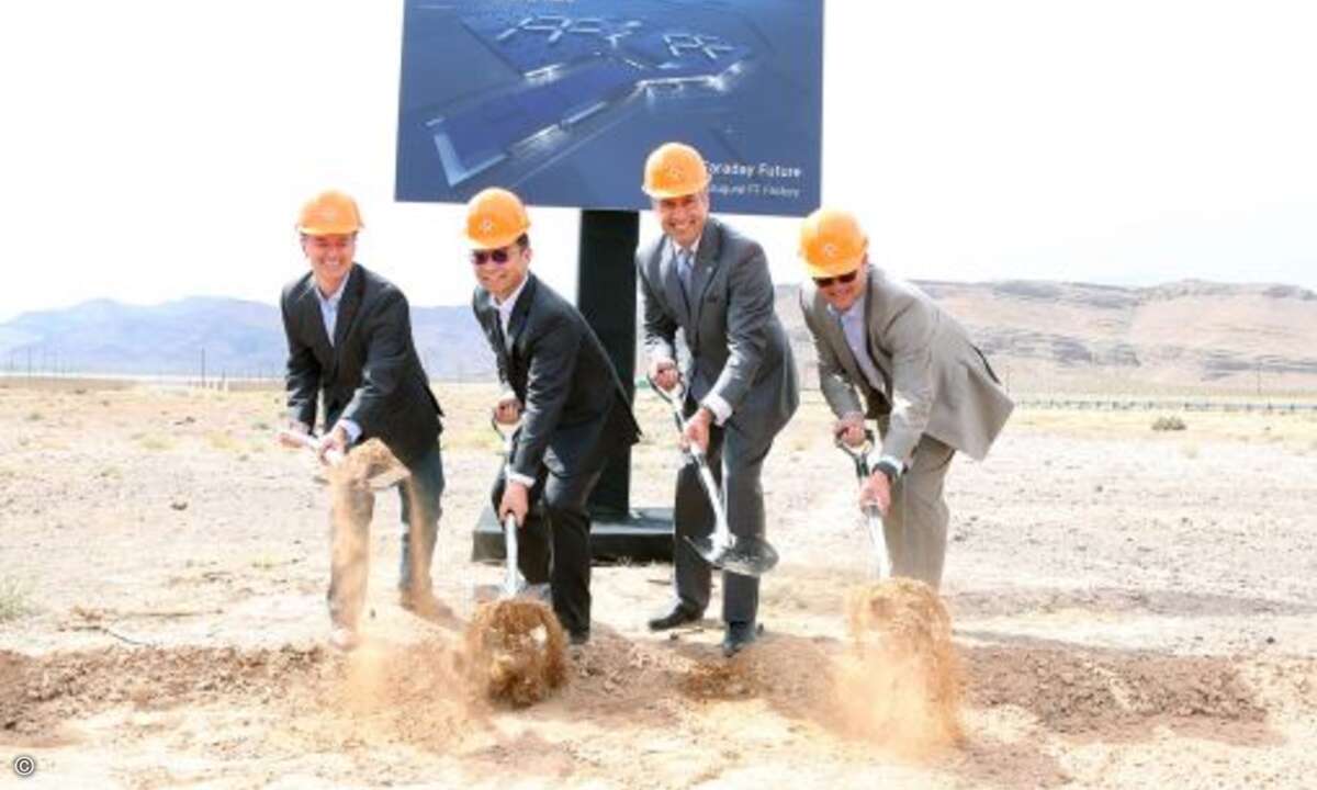 ... deren Baukosten mit über einer Milliarde Dollar veranschlagt sind (Foto: Faraday Future)