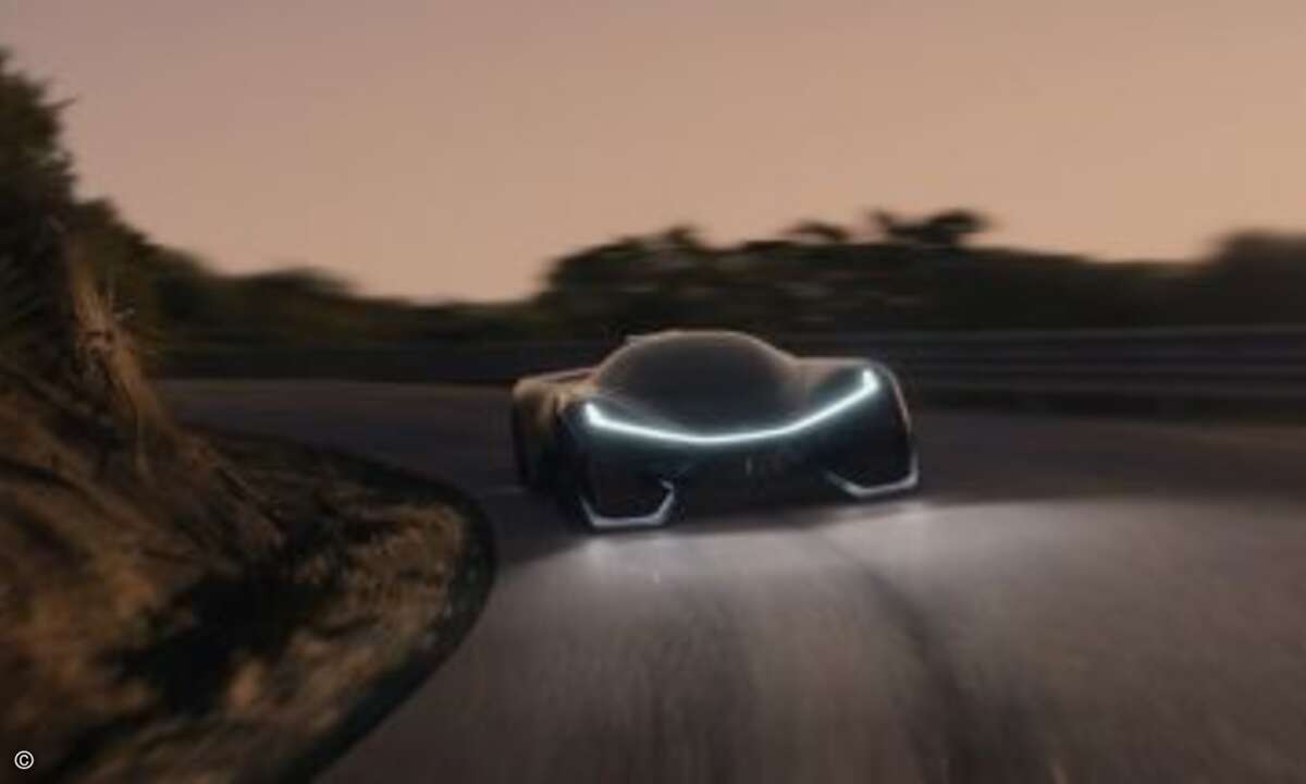 ... die Karbonrakete in Kalifornien... (Foto: Faraday Future)