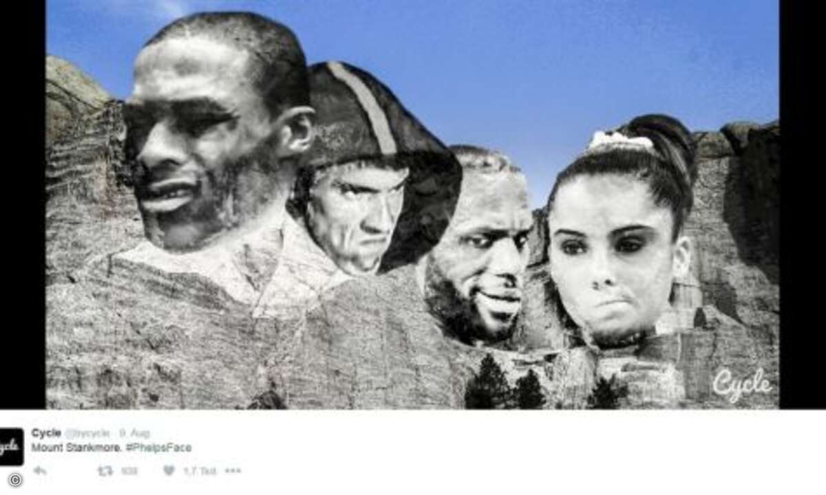 So sollte das National Memorial am Mount Rushmore laut Meinung eines Twitterers aussehen (Foto Twitter)