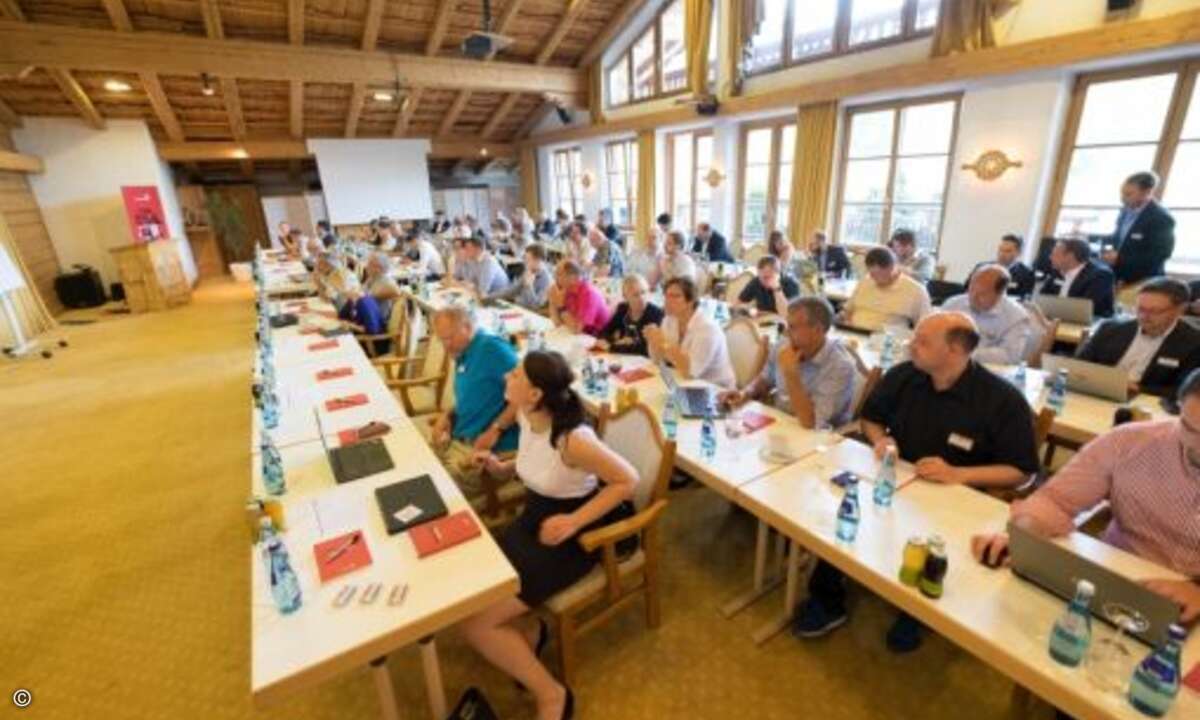 Gut gefüllte Reihen: Die Top-Partner des Sicherheitsspezialisten wurden auf die kommenden Monate eingestimmt (Foto: F-Secure)