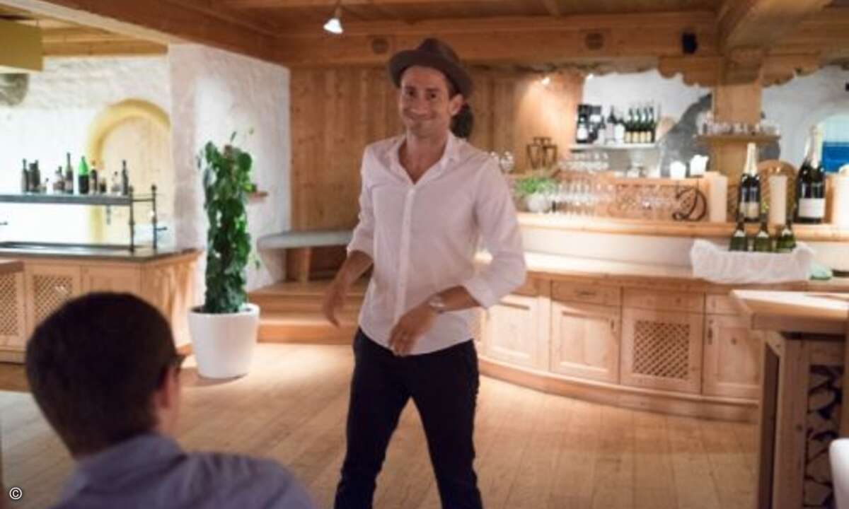 Den Abend lockerte Markus Stoll mit seinem Alter Ego Harry G auf (Foto: F-Secure)