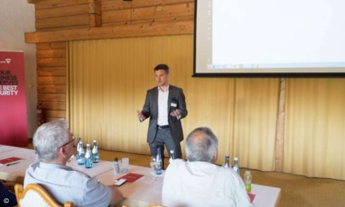 Antti Tevanlinna sprach über die Roadmap für das wachstumsstärkste F-Secure-Lösung, den »Protection Service for Business« (Foto: F-Secure)