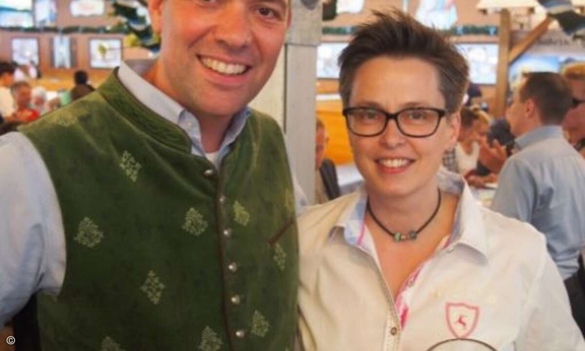 Christoph Dietz, Geschäftsführer Beteiligungen bei Also, und Sylke Rohbrecht, Geschäftsführerin Supply, waren ebenfalls vor Ort (Bild CRN)