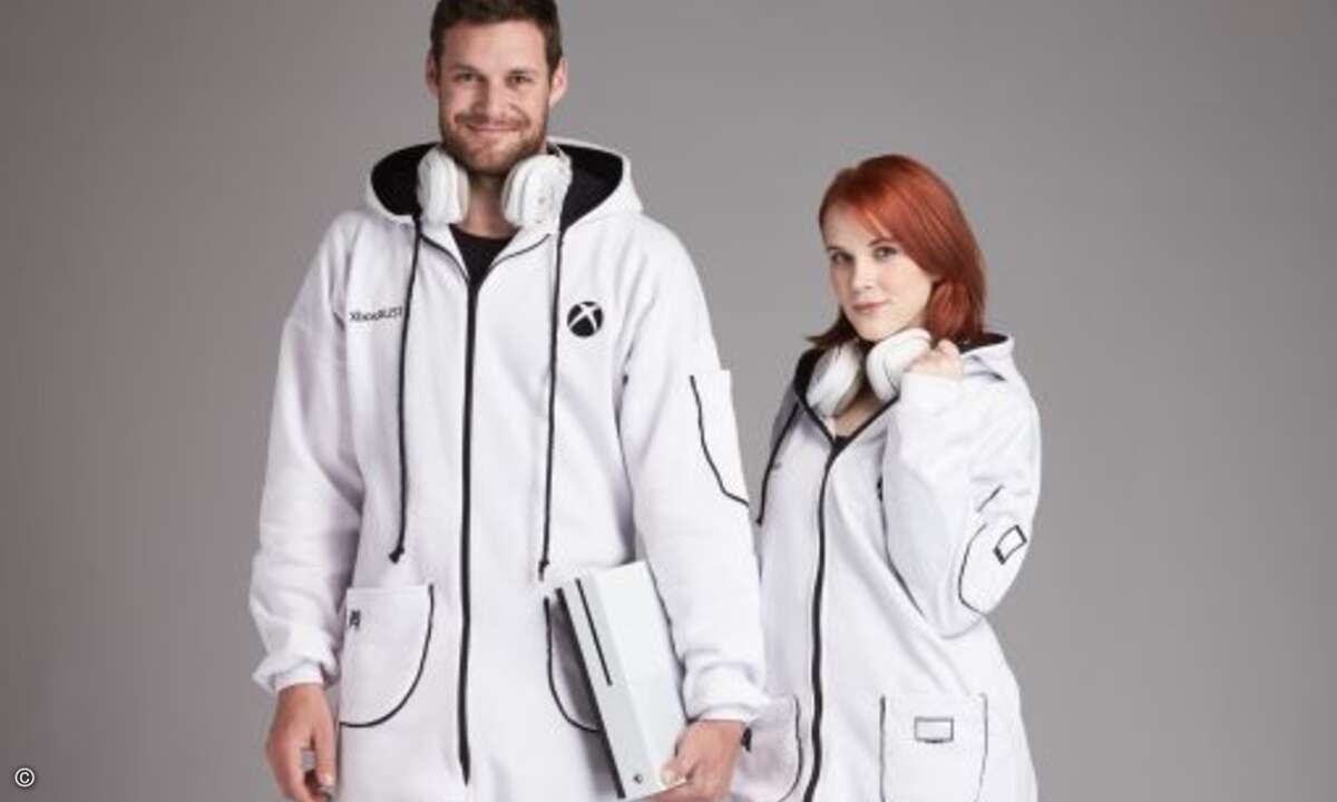 Mit dem Xbox Onesie sollen Gamer... (Foto: Microsoft)