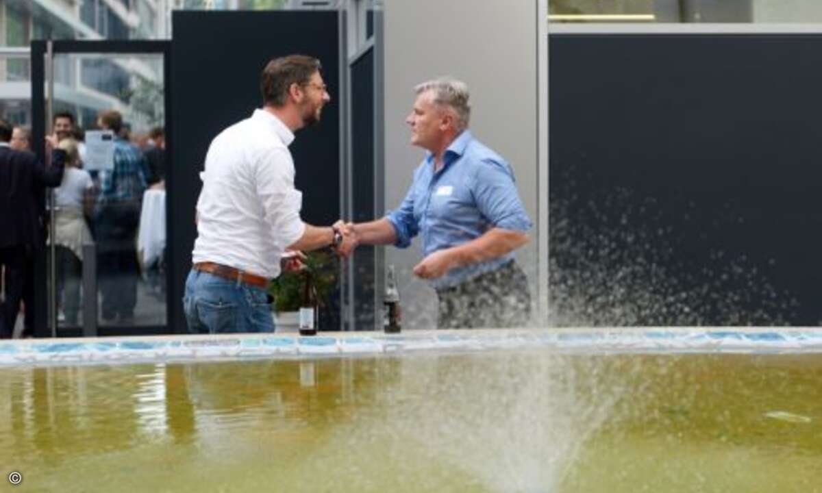 Fabian Kupfer von IS4IT (li) und Wolfgang Herold von Teamix (Foto: NetApp)