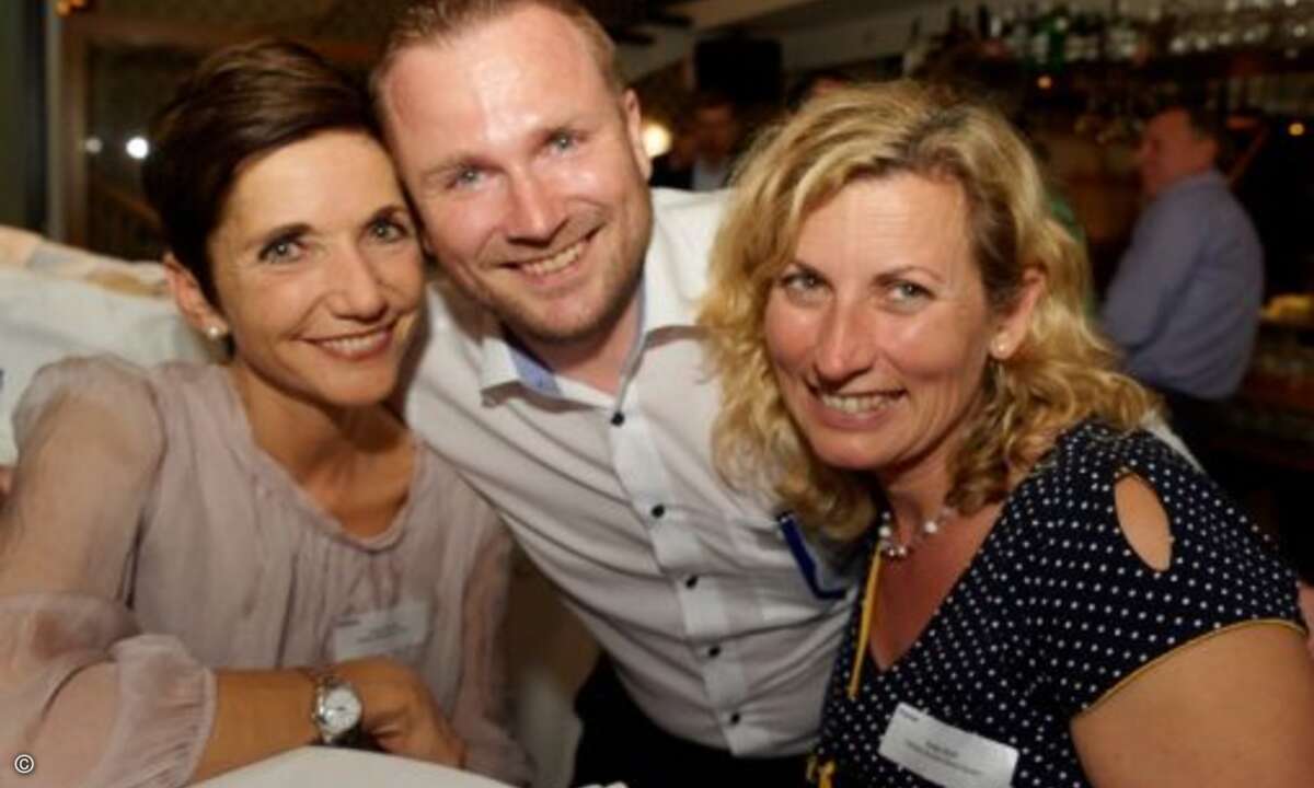 Freuen sich schon auf die nächste Speicherbar-Veranstaltung: Ursula-Barbara Schmidt, Anton Rinser und Katja Bull von NetApp (v.li.) (Foto: NetApp)