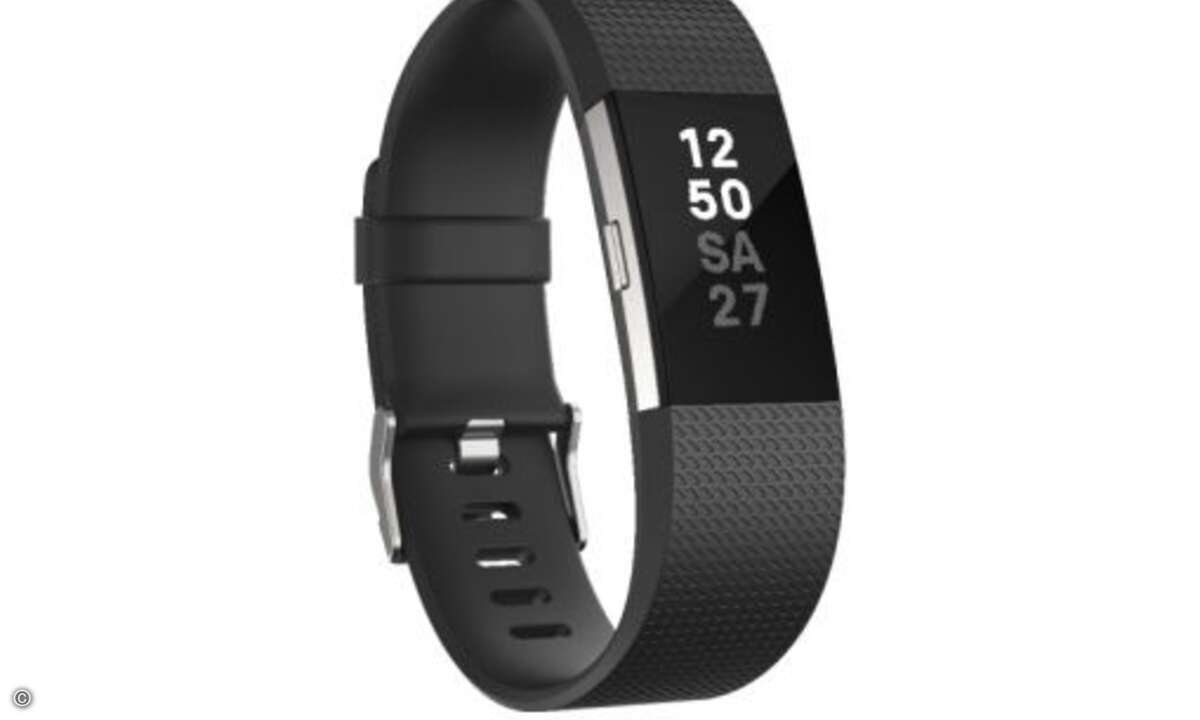 Das »Fitbit Charge 2« hat ein größeres Display als der Vorgänger »Charge HR« (Foto: Fitbit)