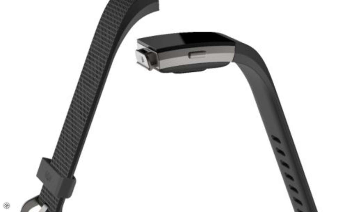Das Armband lässt sich wie gewohnt abnehmen und ... (Foto: Fitbit)