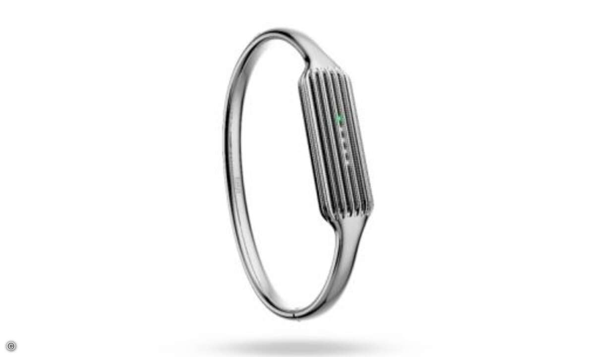... auch edles Zubehör wie diesen Armreifen oder ... (Foto: Fitbit)