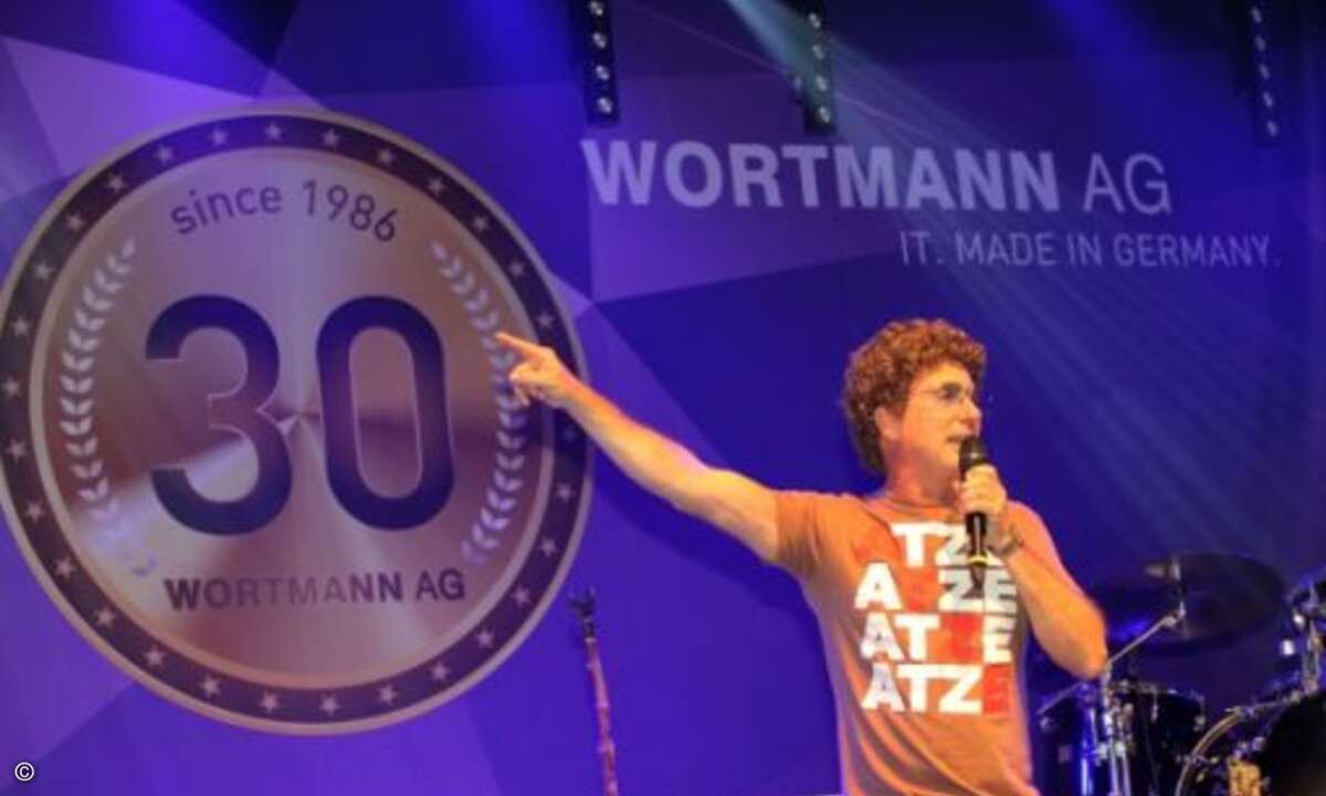 Stargast der Feier war Comedian Atze Schröder (Bild: Wortmann)