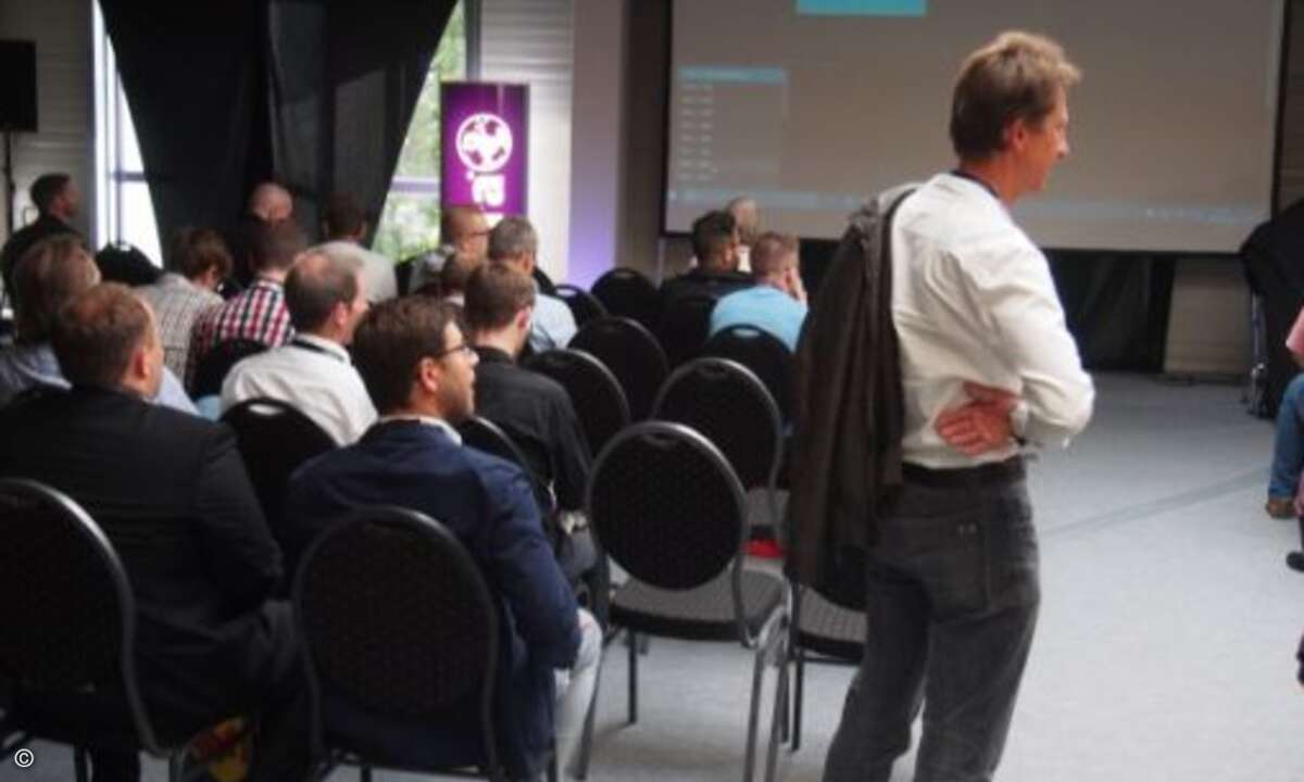 Auch das umfangreiche Vortragsprogramm war gut besucht (Bild: CRN)