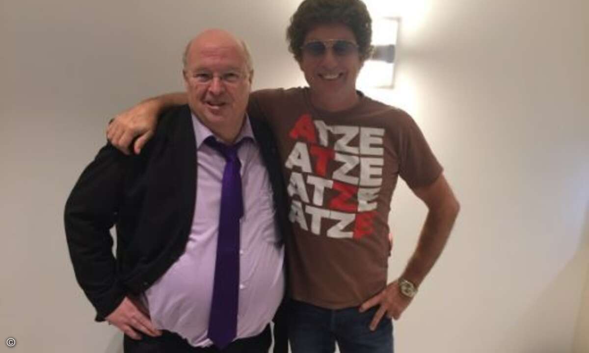 Siegbert Wortmann mit Stargast Atze Schröder (Bild: Wortmann)