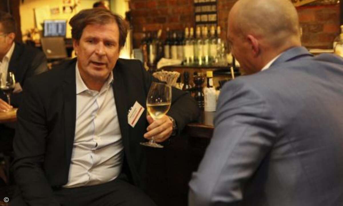 Michael Pangritz von ADN im Gespräch mit Helge Scherff von Wick Hill + Zycko (Foto: CRN)