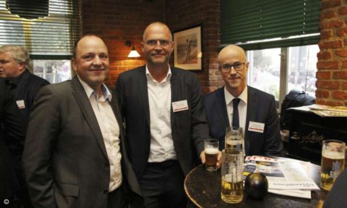 Sven Buchheim (Bluechip), Martin Twickler (Exklusive Networks) und Matthäus Hose (WEKA FACHMEDIEN) (Foto: CRN)