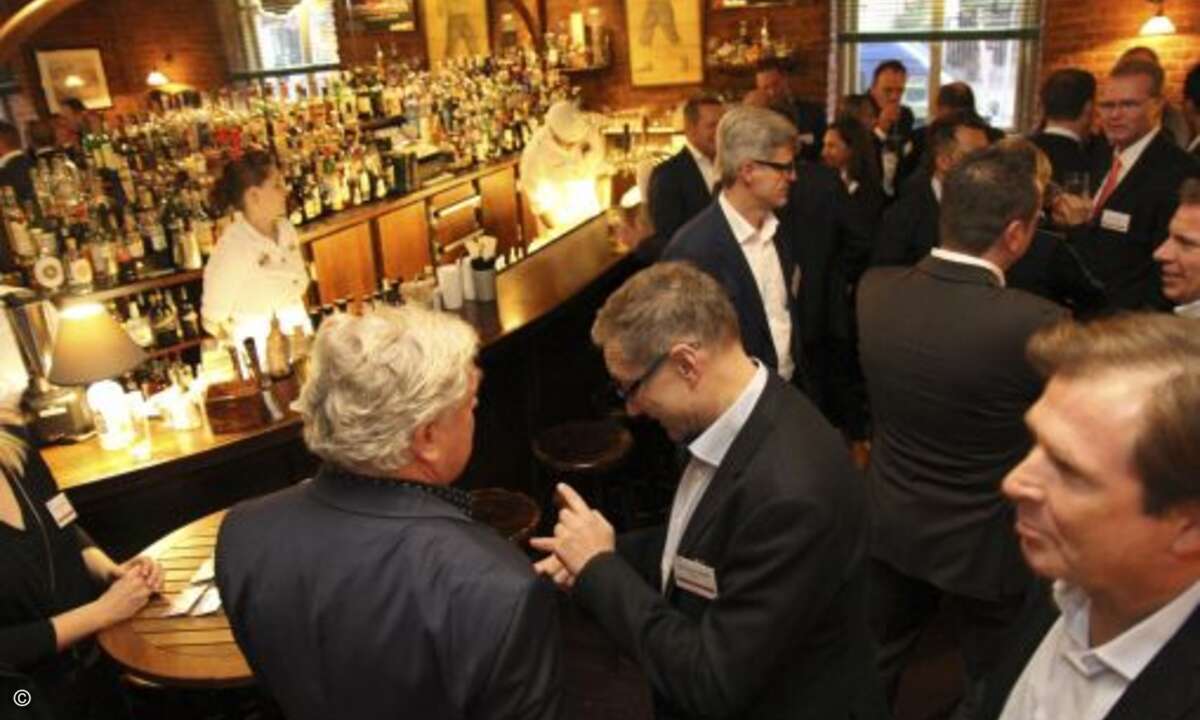 Hans-Jürgen Schneider von DexxIT und Martin Fryba von CRN in der Margendiskussion (Foto: CRN)