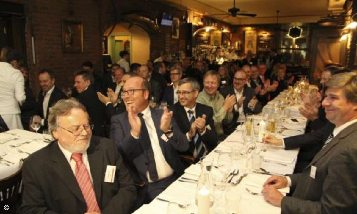 Auch bei der Preisverleihung wurde viel gelacht (Foto: CRN)