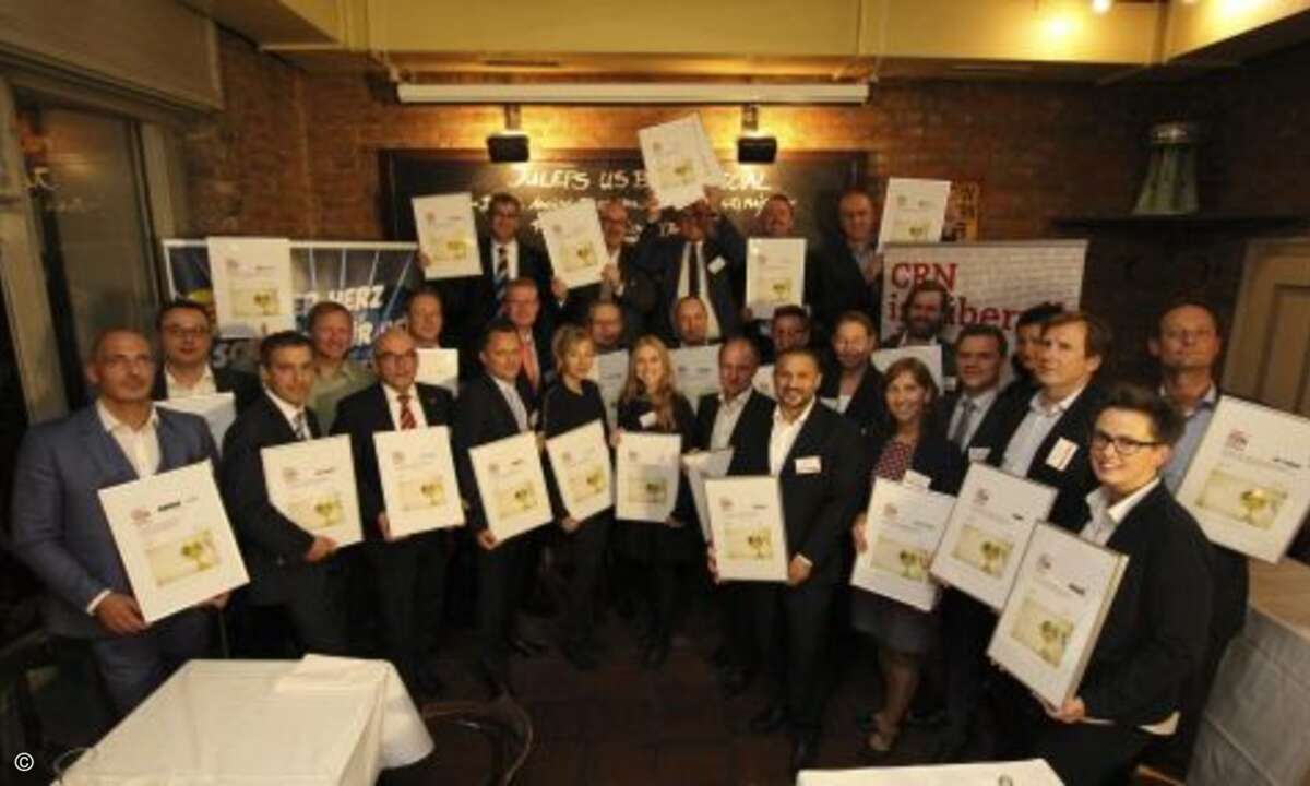 Das sind sie: Die besten Distributoren Deutschlands! (Foto: CRN)