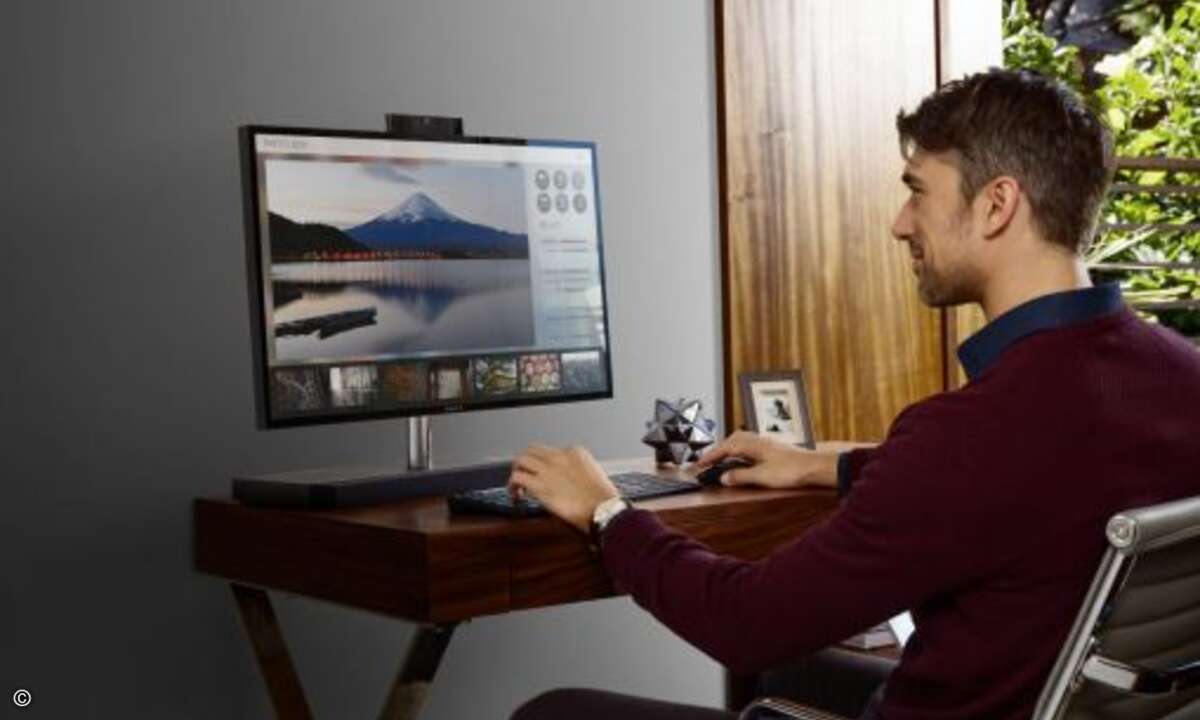 Der neue »HP ENVY AiO 27« sieht in jedem Raum gut aus (Bild: HP)