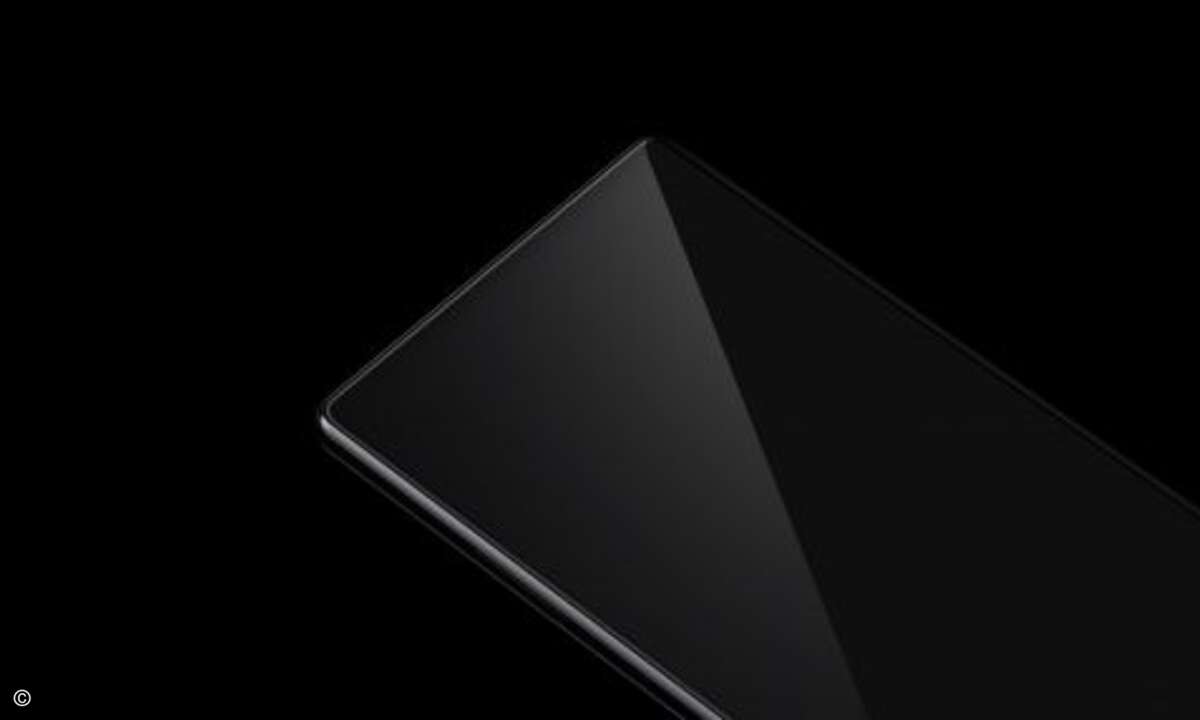Schon im Ausgeschalteten Zustand lässt das Xiaomi Mi Mix erahnen, dass hier etwas
