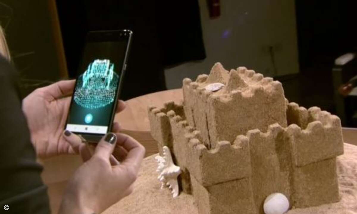 Mit Capture 3D lassen sich Objekte kinderleicht... (Foto: Screenshot Livestream Microsoft)