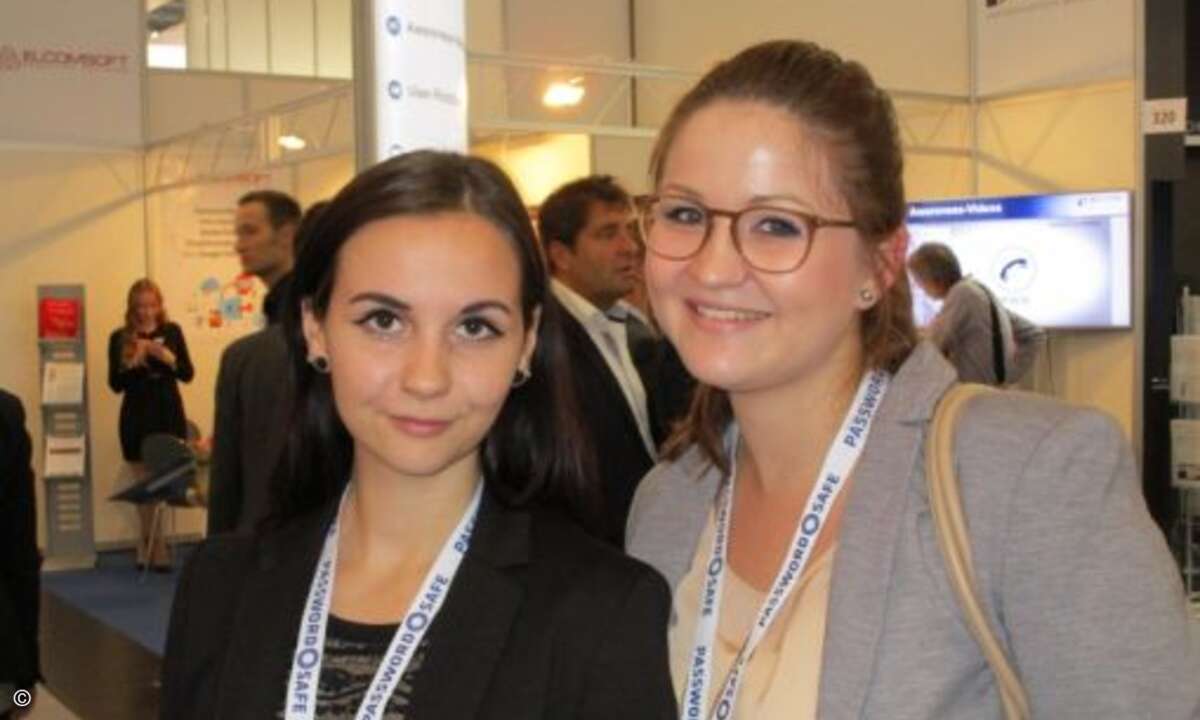 Ann-Kathrin Jacobs von Bitbone und Marie-Christin Flöhl von 8Soft (Foto: CRN)