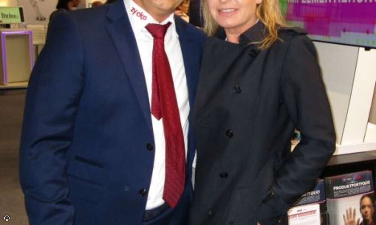 Marcel Künzenbach (Wick Hill + Zycko) und Carolin Schlüter (CRN) (Foto: CRN)