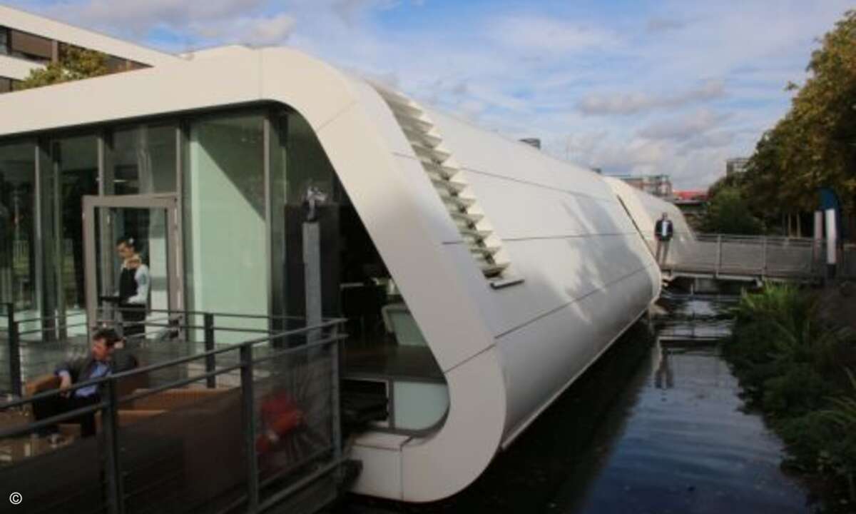 In Hamburg fand die Roadshow nicht an, sondern auf der Elbe statt (Foto: C4B)