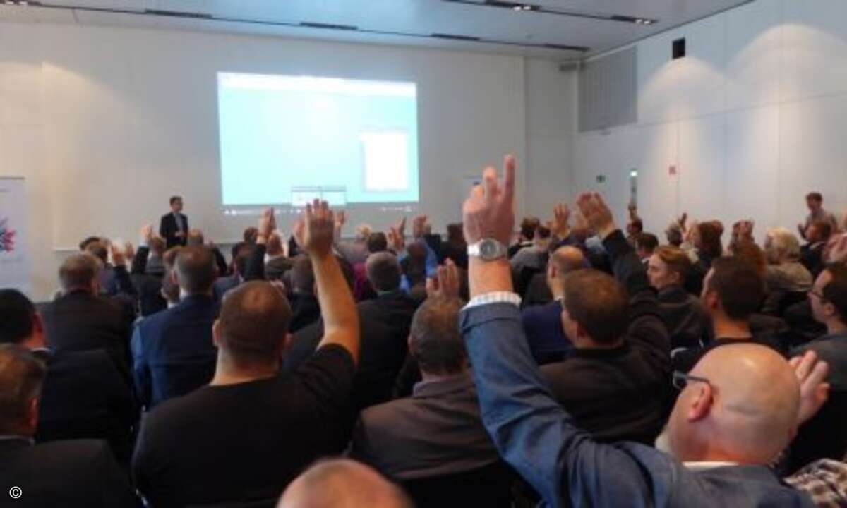 Partner und Kunden erlebten in der Live-Demo »Einen Tag mit XPhone Connect« (Foto: C4B)